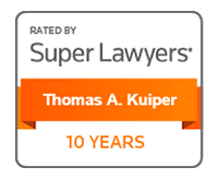 Rated by Super Lawyers | Thomas A. Kuiper | 10 Years