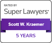 Rated By Super Lawyers | Scott W. Kraemer | 5 Years